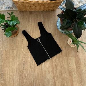 Bella Seamless zip up tank
